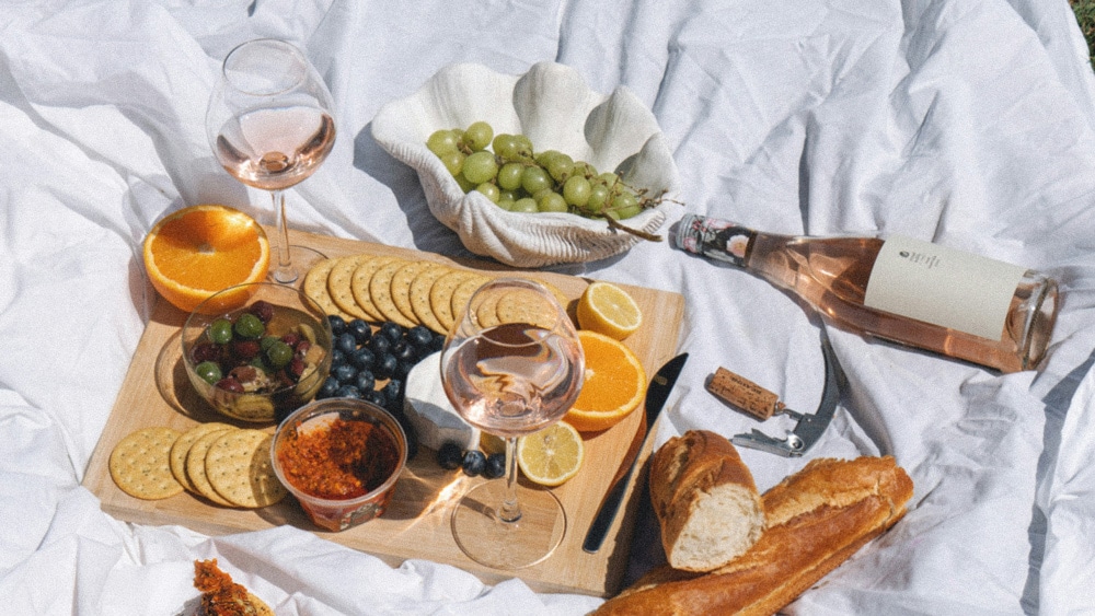 Apéroplättli mit Wein