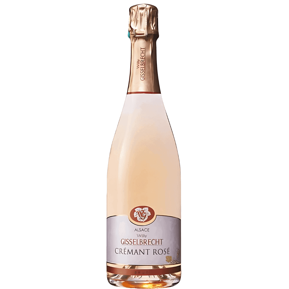 Schaumwein Crémant d'Alsace Rosé Willy Gisselbrecht 75cl